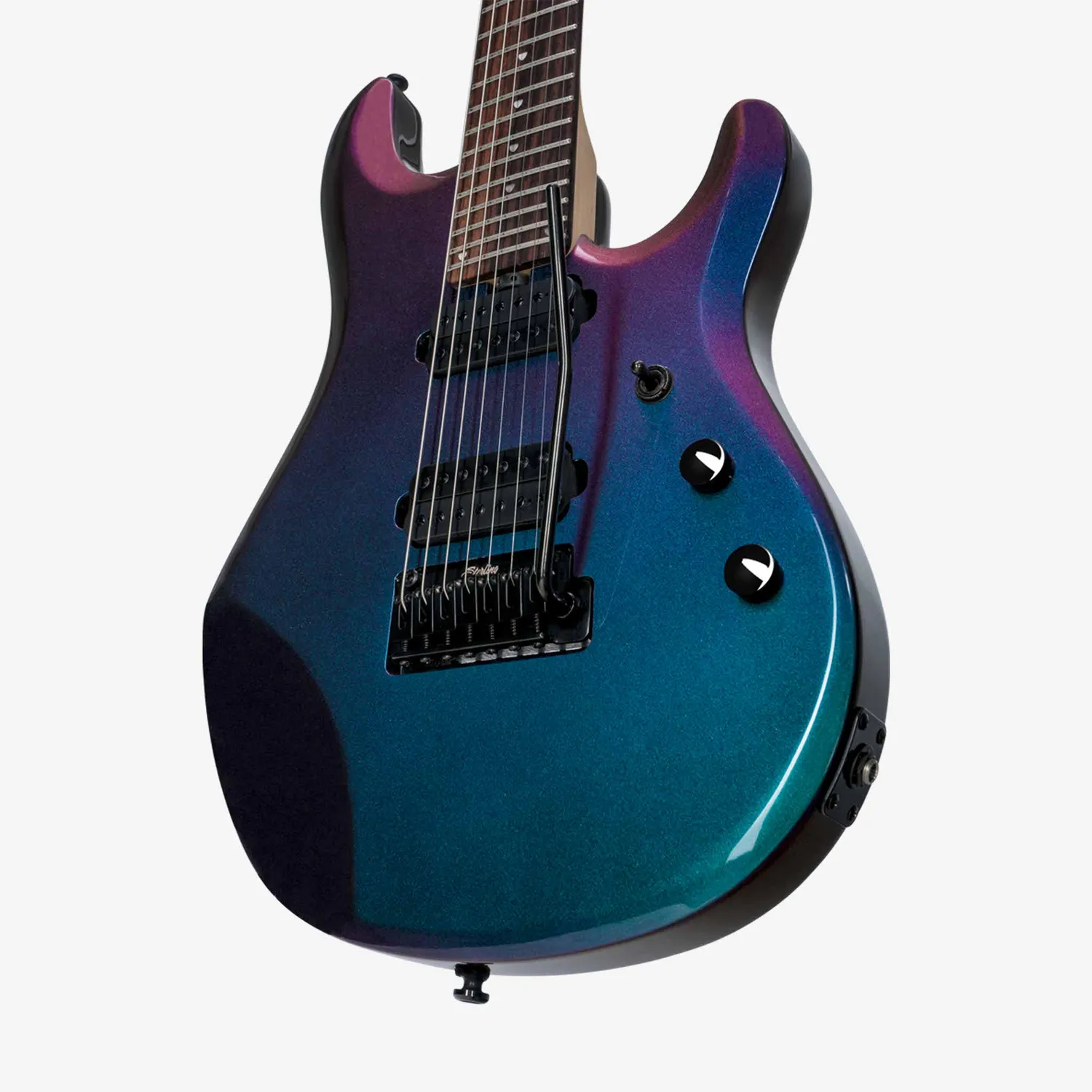 Sterling JP70 E-Gitarre 7-saitig Mystic Dream