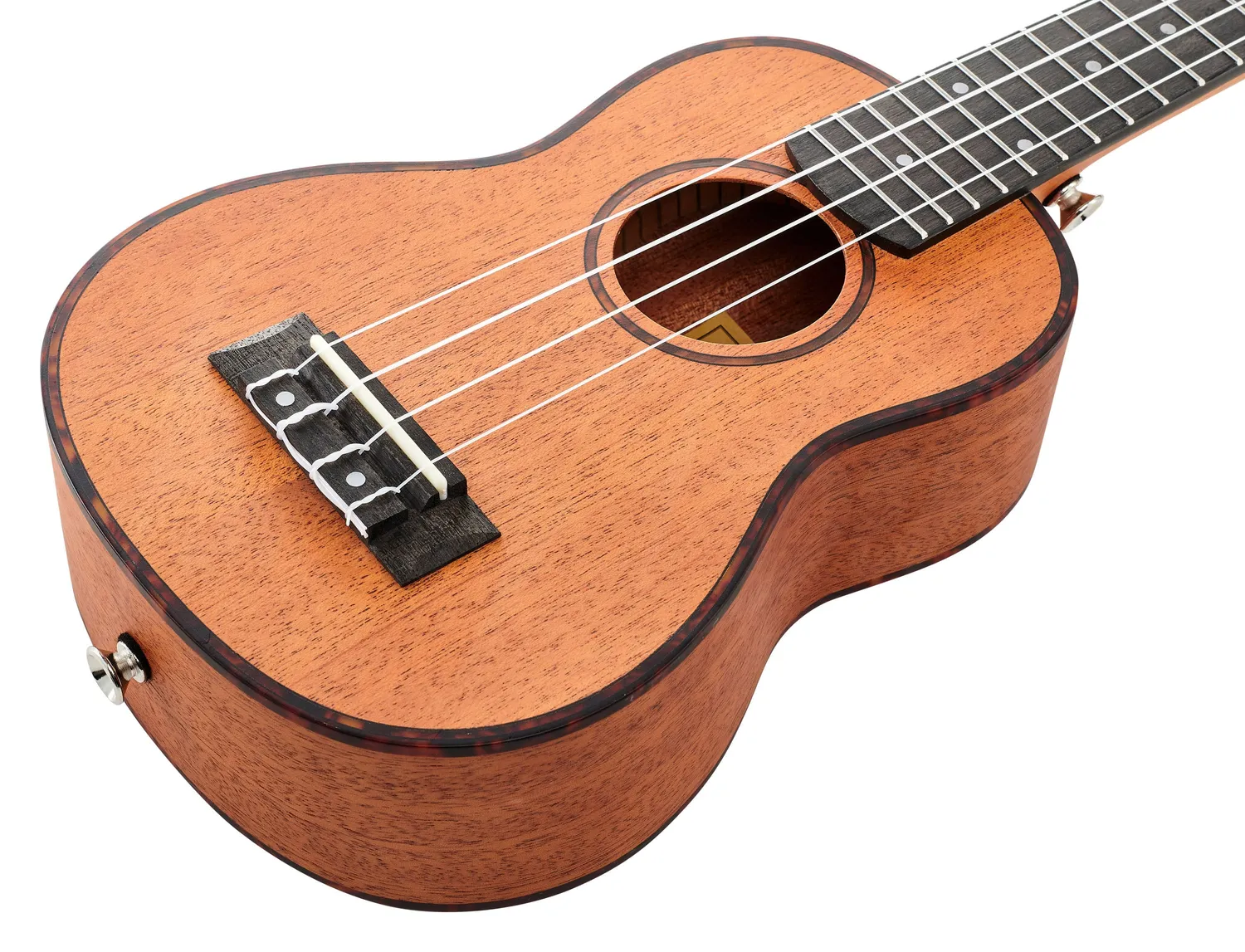 Harley Benton Kahuna DLX Sopran Ukulele Mahagoni