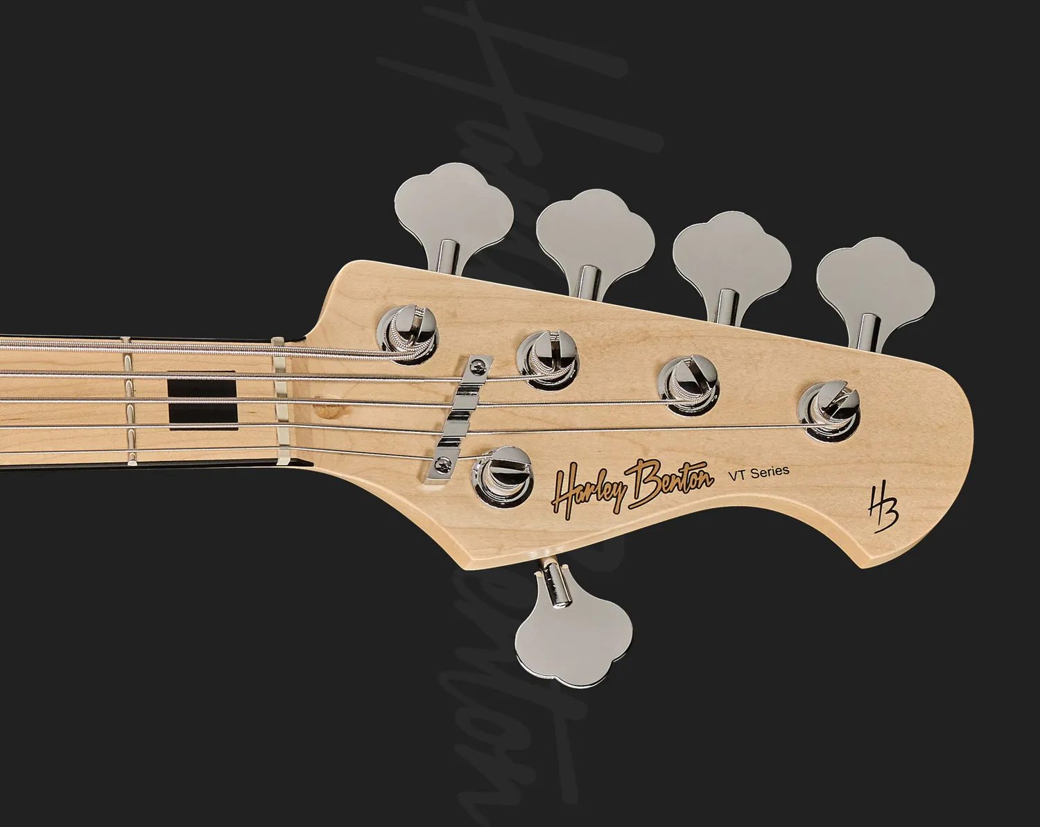 Harley Benton Vintage JB-75-5MN E-Bass Natur 5-saitig Esche
