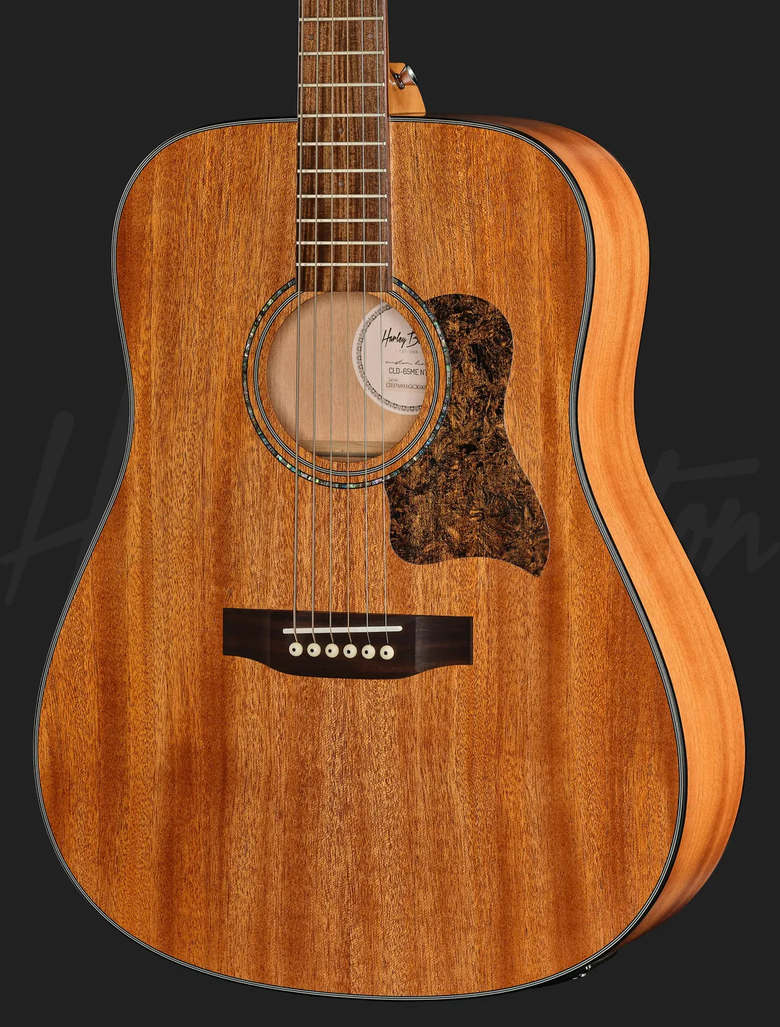 Harley Benton Custom CLD-65ME Westerngitarre Natur