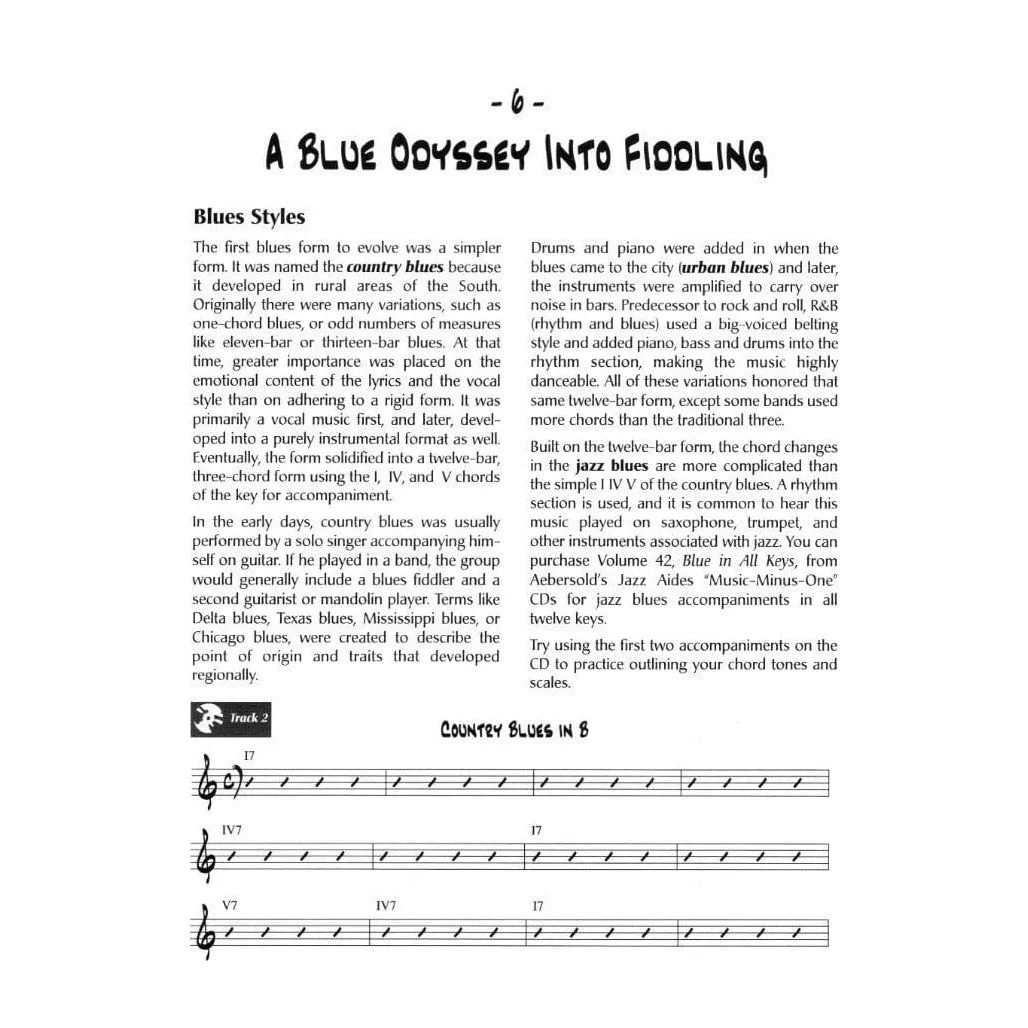 Shar Music Rockin Out Blues Fiddle Noten Violine mit CD
