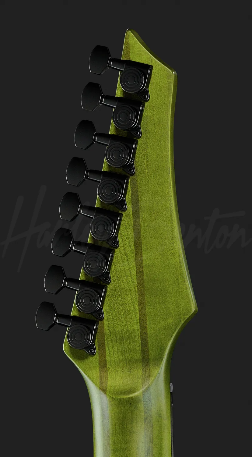 Harley Benton Progressive MultiScale-8 NT QEB 8-Saiter grün