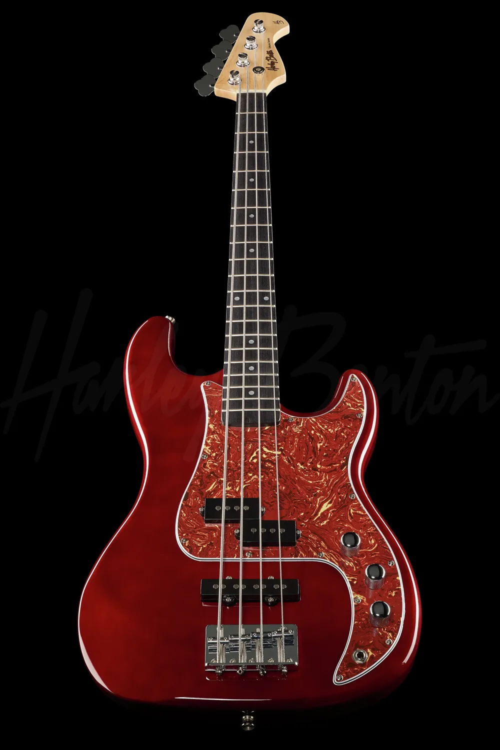 Harley Benton PJ-4 HTR E-Bass Trans Red