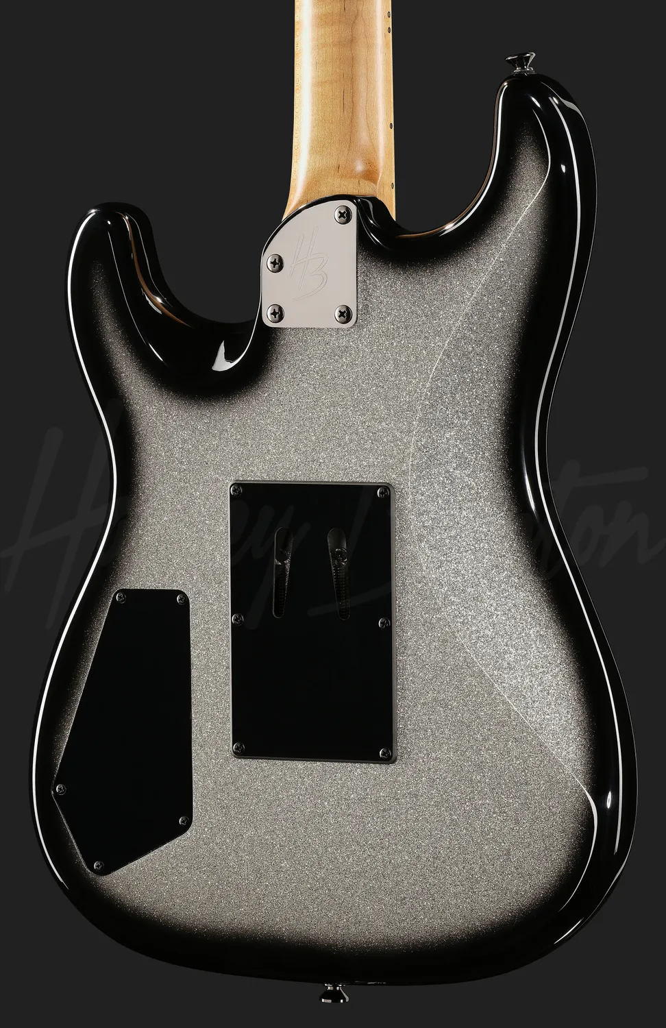 Harley Benton ST-80FR MN E-Gitarre Silver Sparkle Floyd Rose