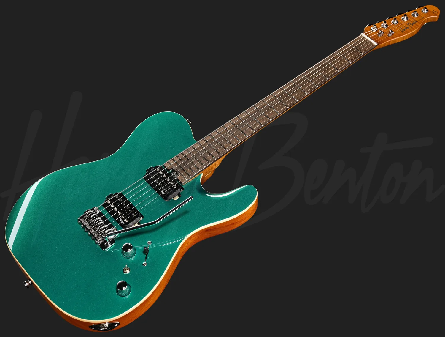 Harley Benton Progressive Fusion-T II HH RW OTC E-Gitarre Turquoise