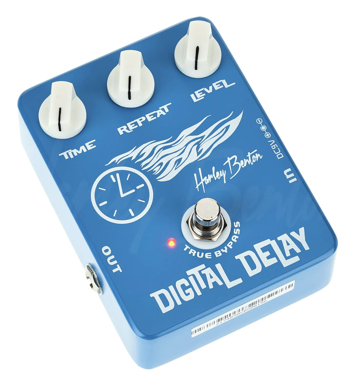 Harley Benton Digital Delay Effektpedal warm analog