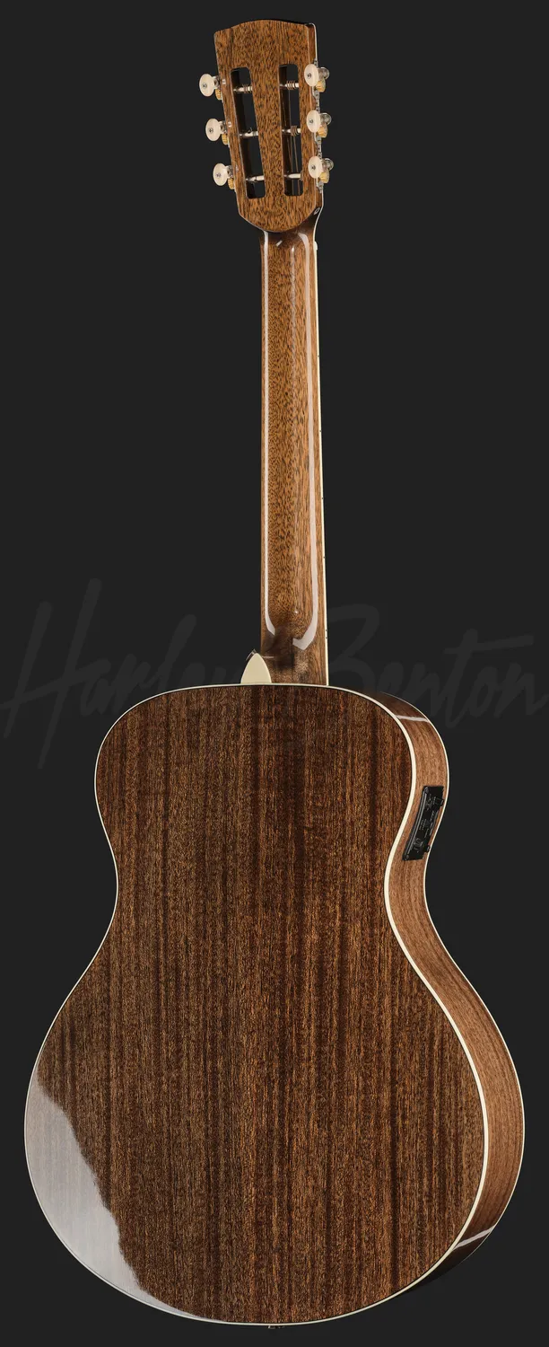 Harley Benton CLF-50E Black Metallic Westerngitarre Fichte