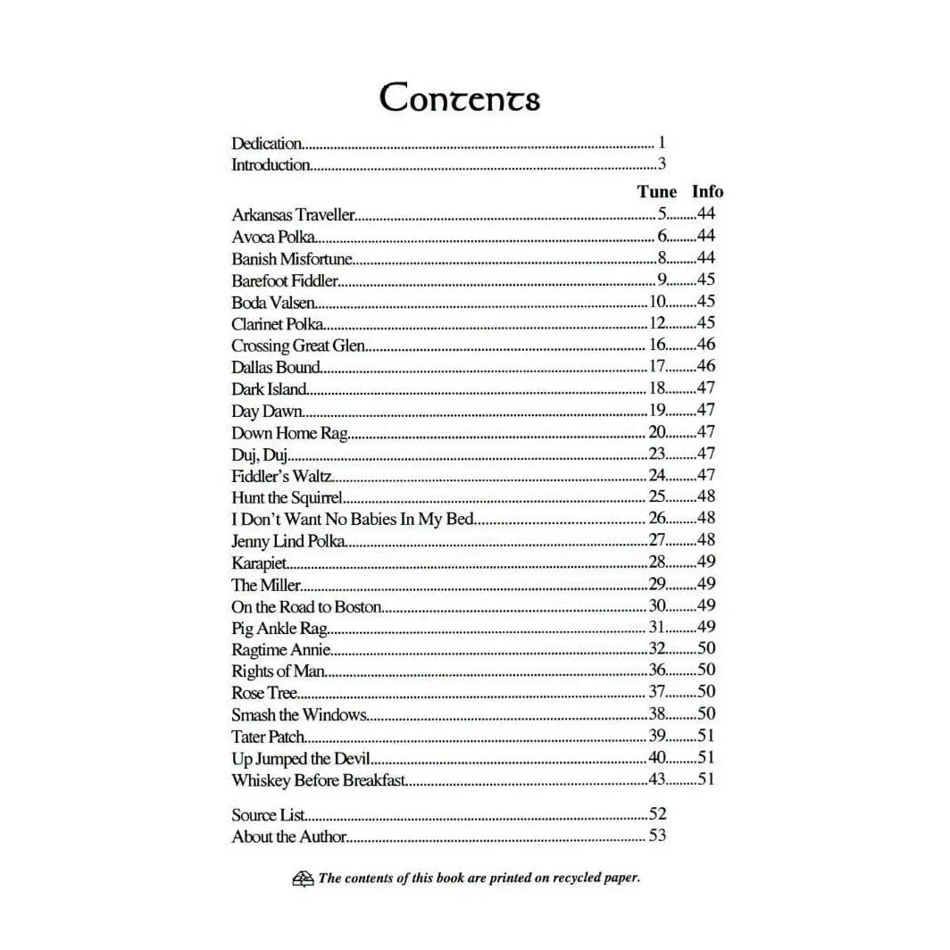 Shar Music Viola Fiddling Tune Book Bratschennoten Fiddle