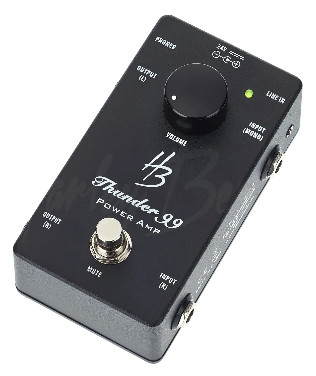 Harley Benton Custom Line Thunder 99 Endstufen-Pedal 2x50 Watt