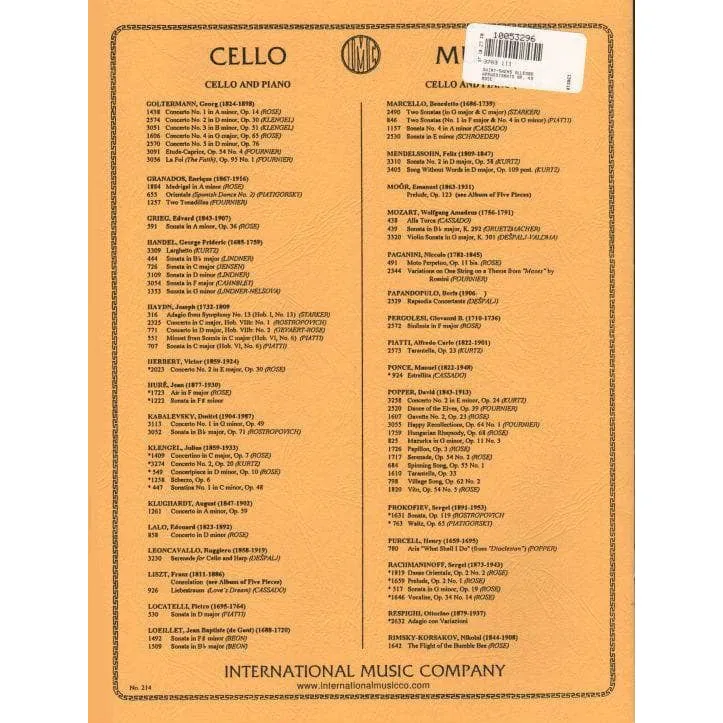 Saint-Saens Allegro Appassionato Op 43 Cello Noten