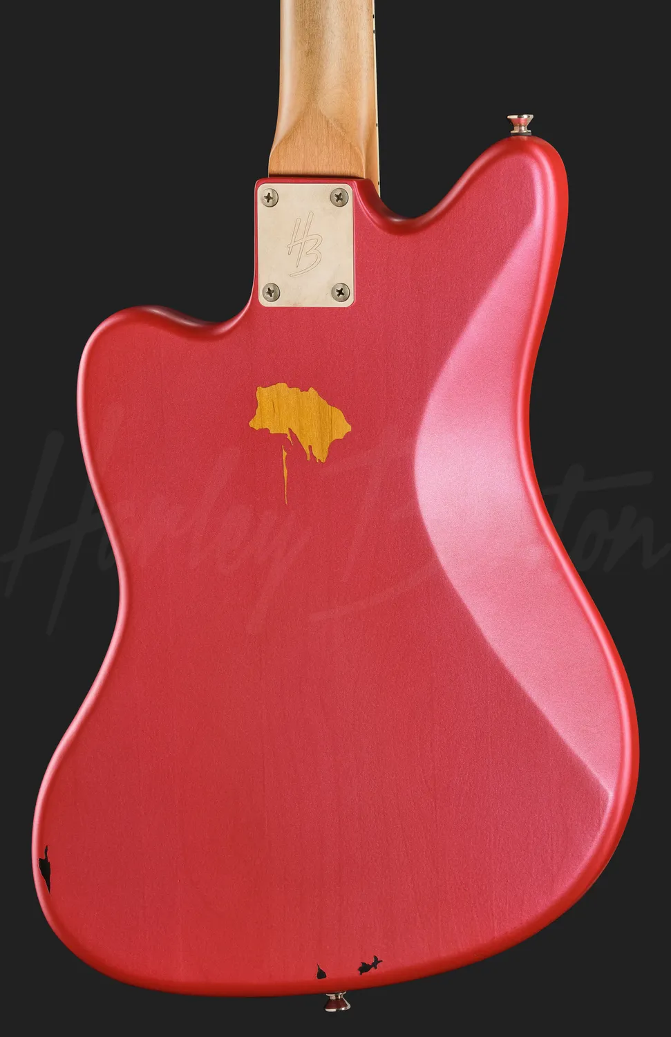 Harley Benton Aged JA-60LA E-Gitarre Candy Apple Offset