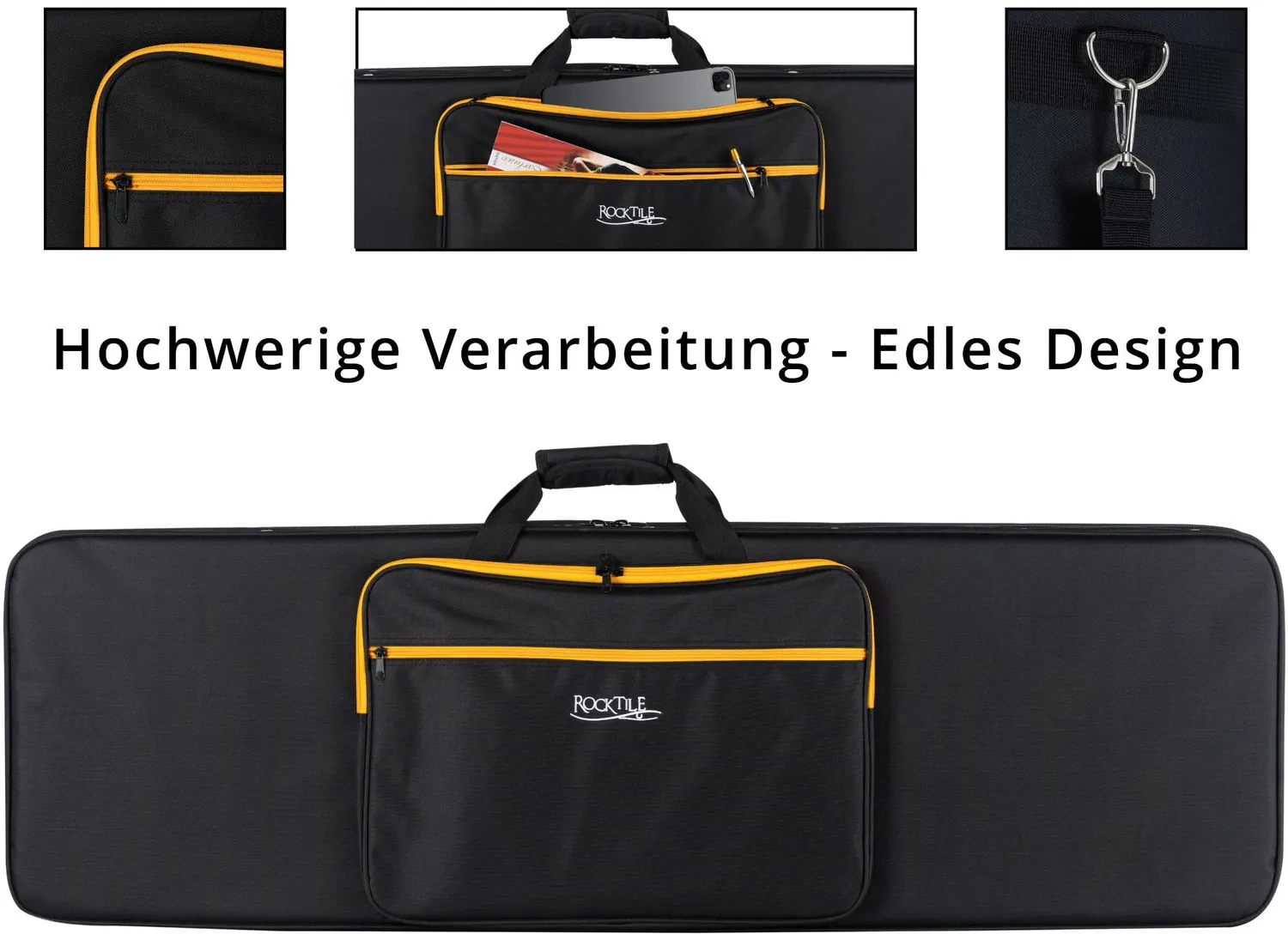 Rocktile EBSCR-2122BK Gigbag E-Bass 4-5 Saiter schwarz