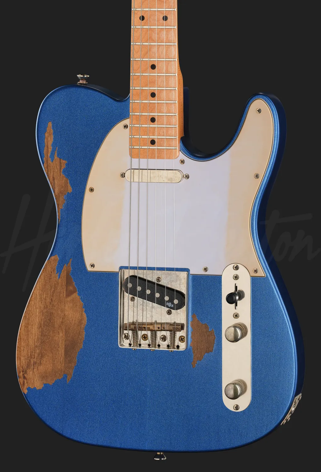 Harley Benton Classic Series TE-62HA MN LPB E-Gitarre Blau