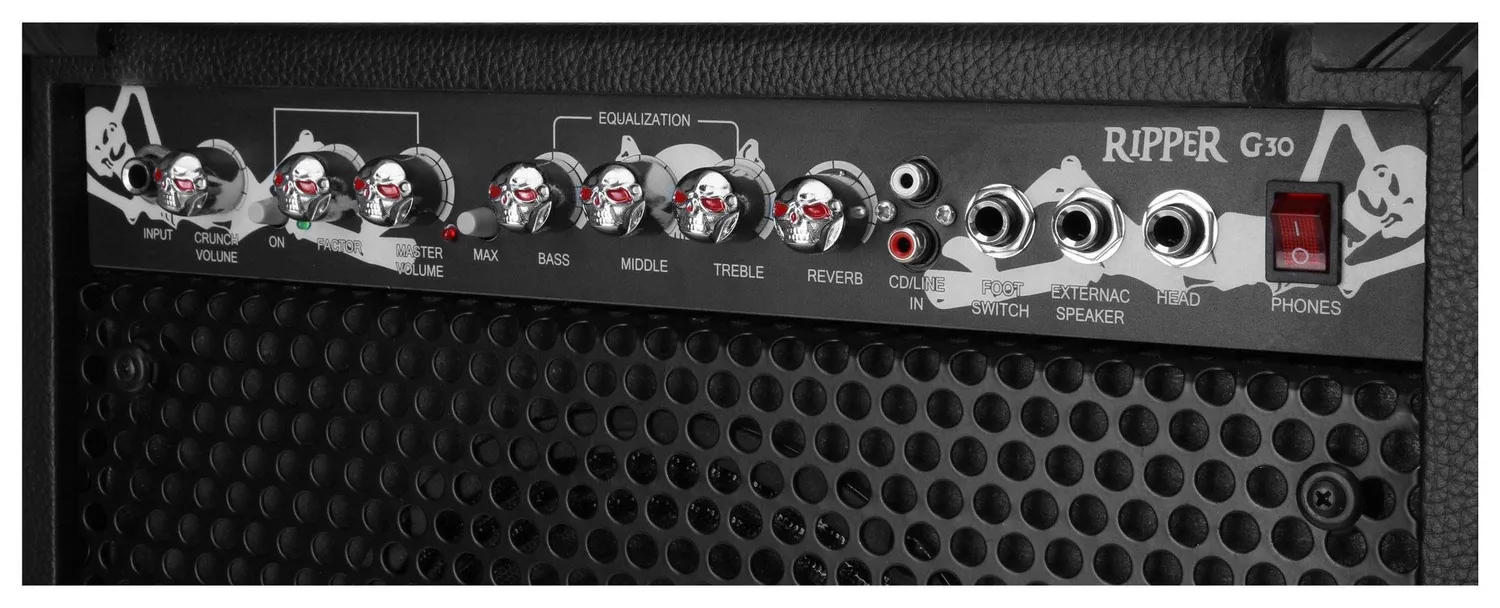 Rocktile Ripper G.30 Gitarrenverstärker 30W Totenkopf