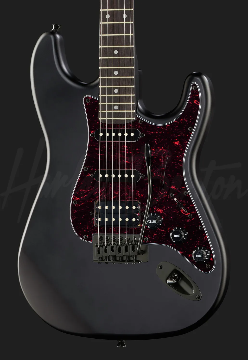 Harley Benton ST-20HSS SBK E-Gitarre Schwarz HSS
