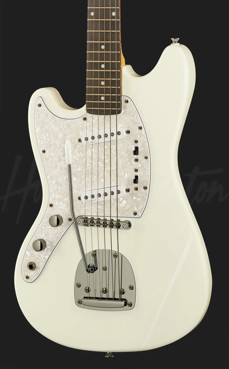 Harley Benton MS-60LH E-Gitarre Linkshänder Vintage White