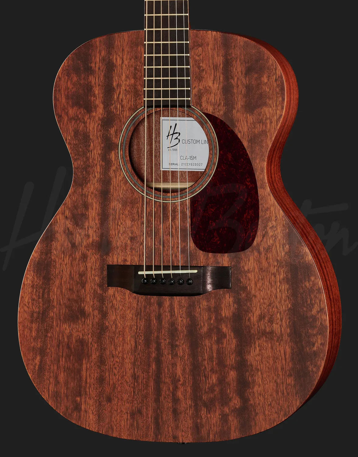 Harley Benton Custom Line CLA-15M Westerngitarre Mahagoni
