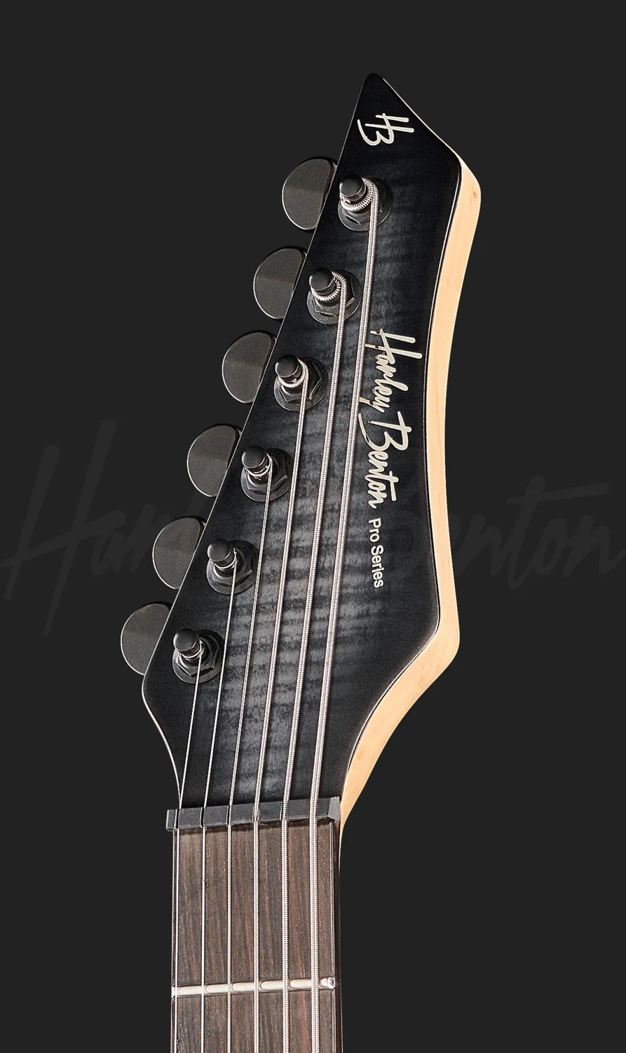 Harley Benton Amarok-BT LH Baritone E-Gitarre Black Flame Burst