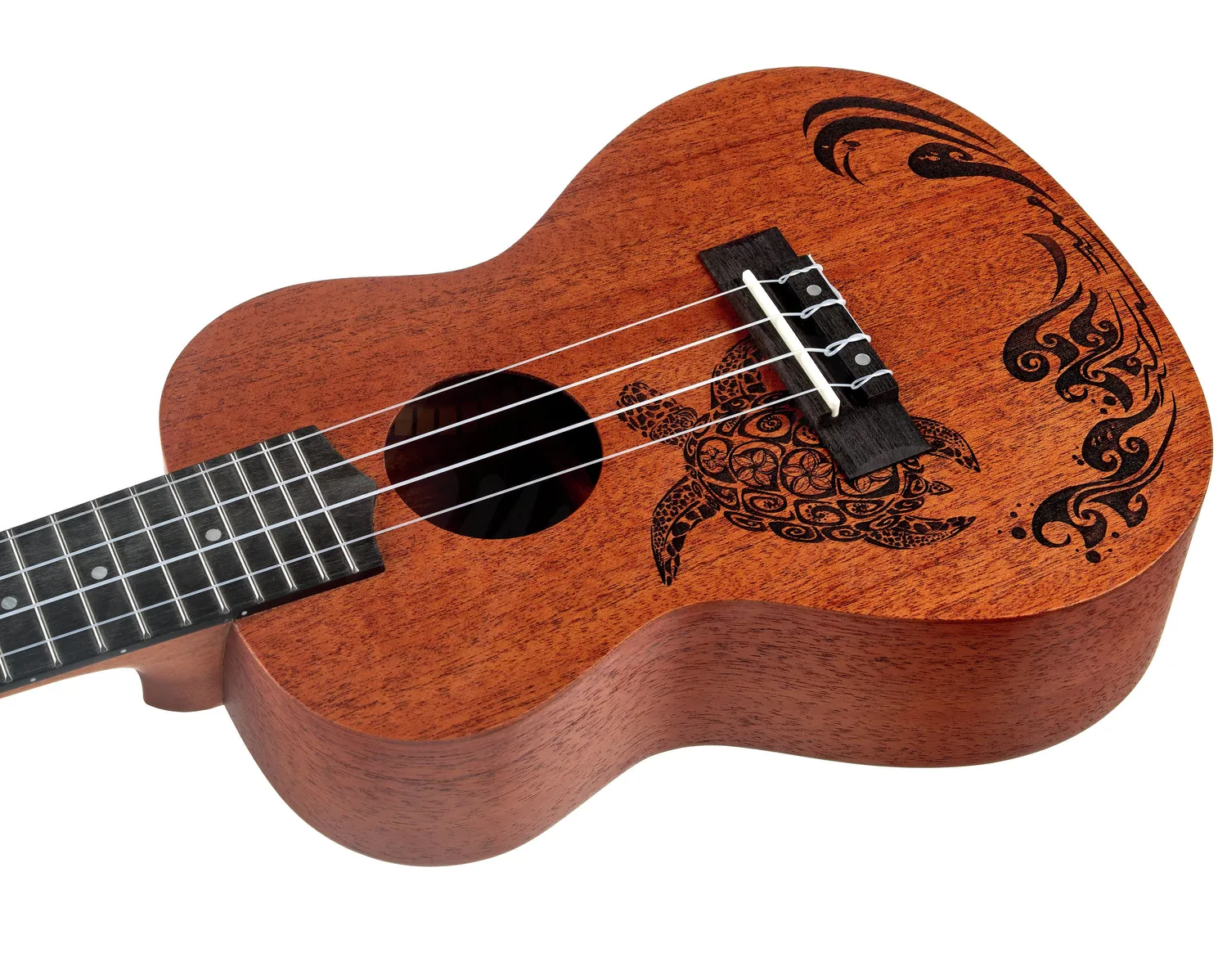 Harley Benton Kahuna-C Ukulele Turtle Konzert Mahagoni