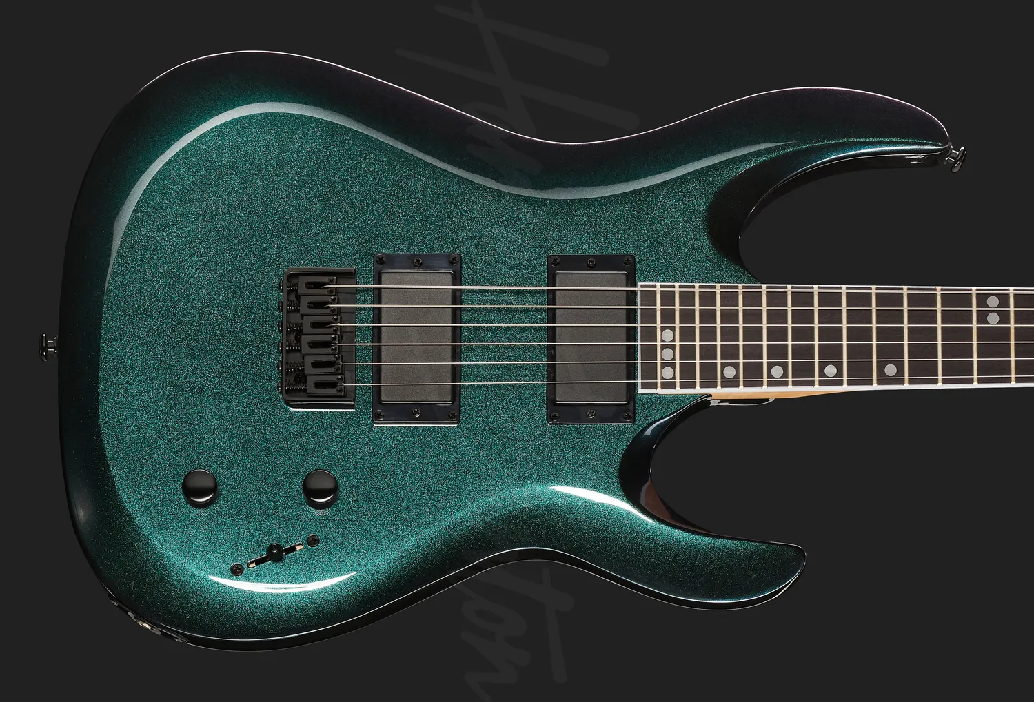 Harley Benton Rock R-446 E-Gitarre Flip Flop Blue 24 Bünde