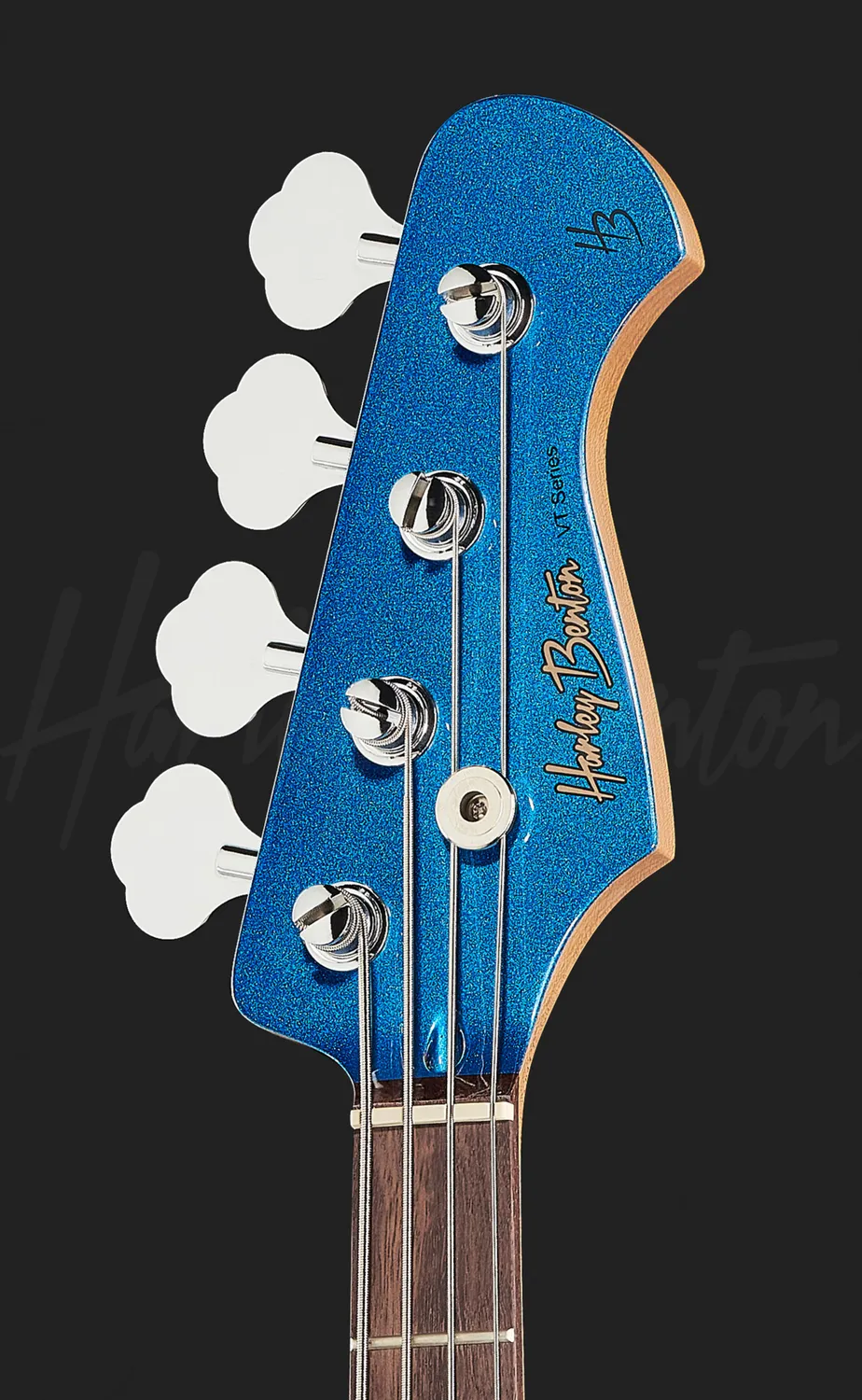 Harley Benton JB-62CC E-Bass Lake Placid Blue Alnico