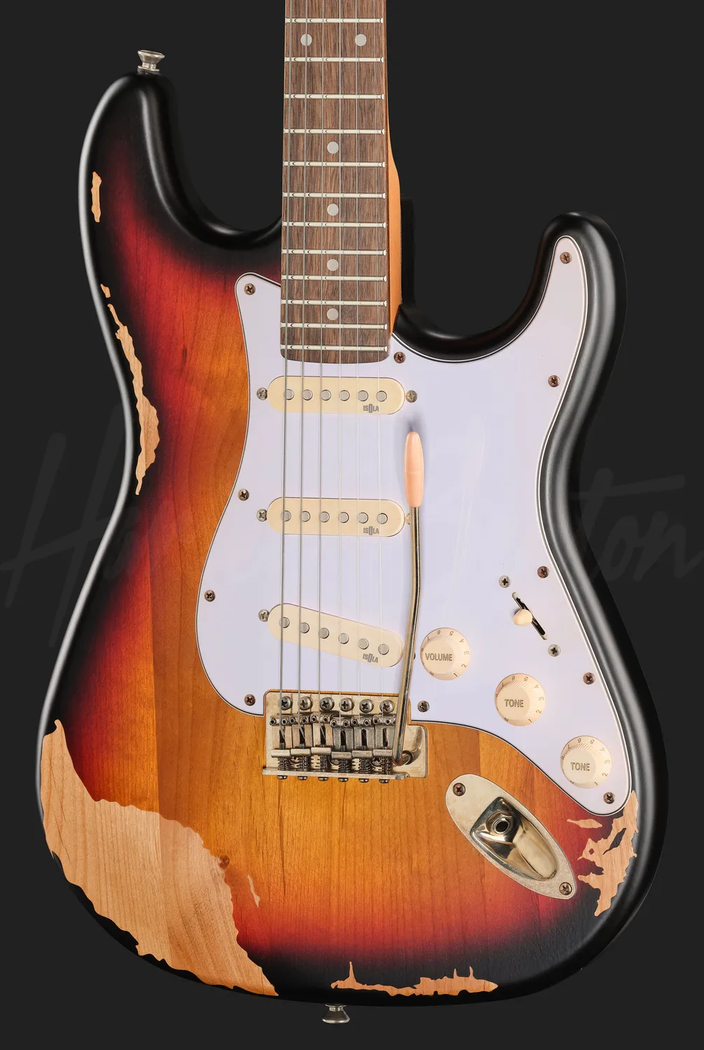 Harley Benton Classic Series ST-62HA E-Gitarre Sunburst Heavy Aged
