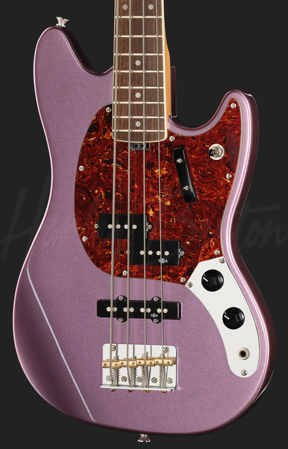 Harley Benton MV-4MSB E-Bass Shortscale Burgundy