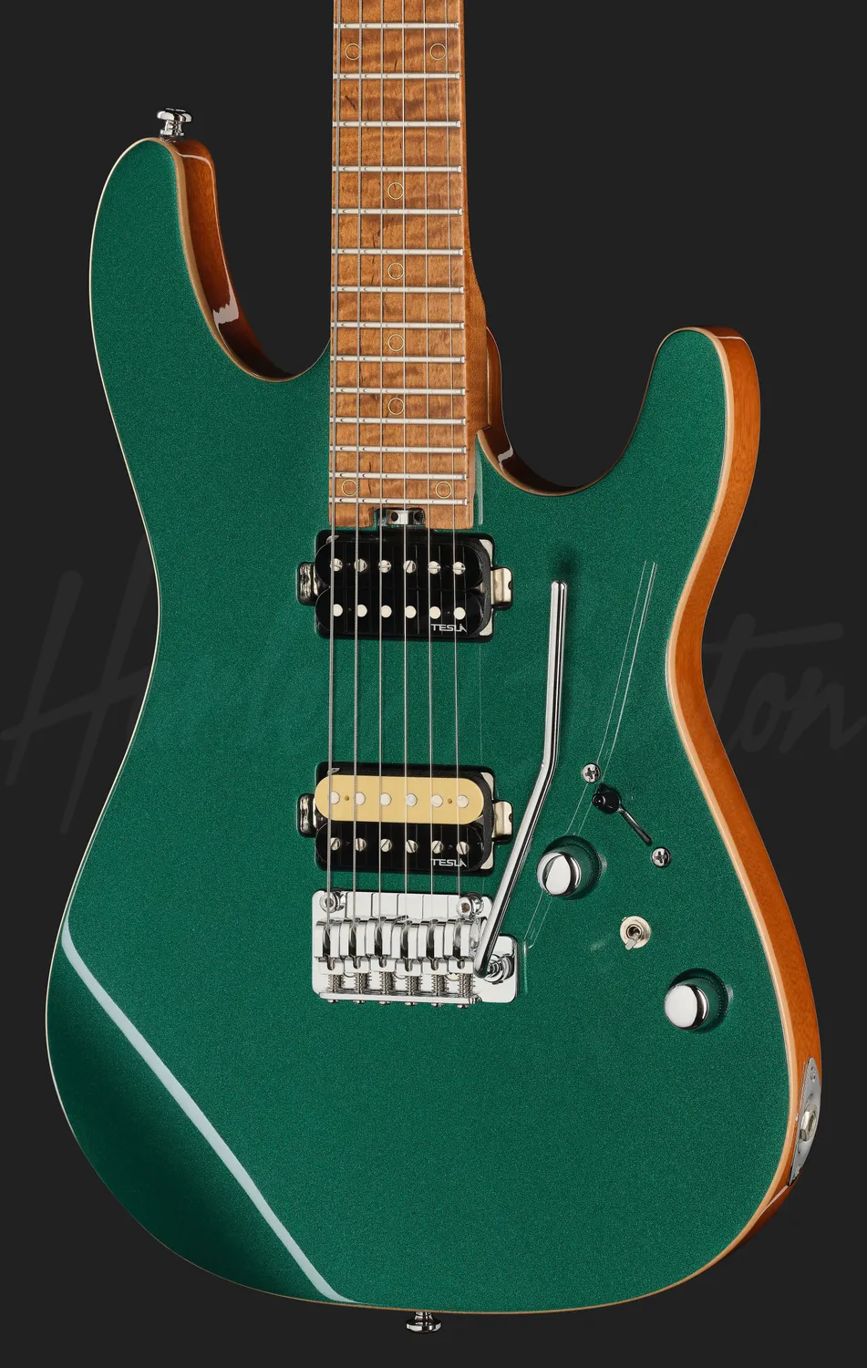 Harley Benton Fusion-IV HH MN E-Gitarre Ocean Turquoise