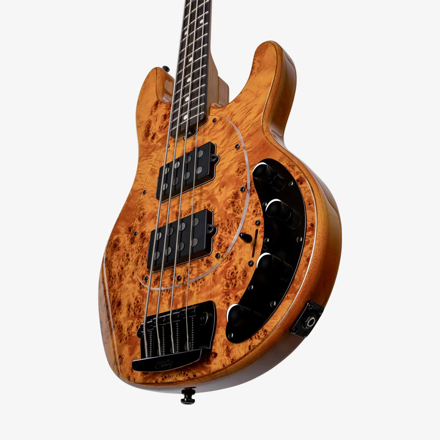 Sterling StingRay RAY34 E-Bass Poplar Top Amber HH