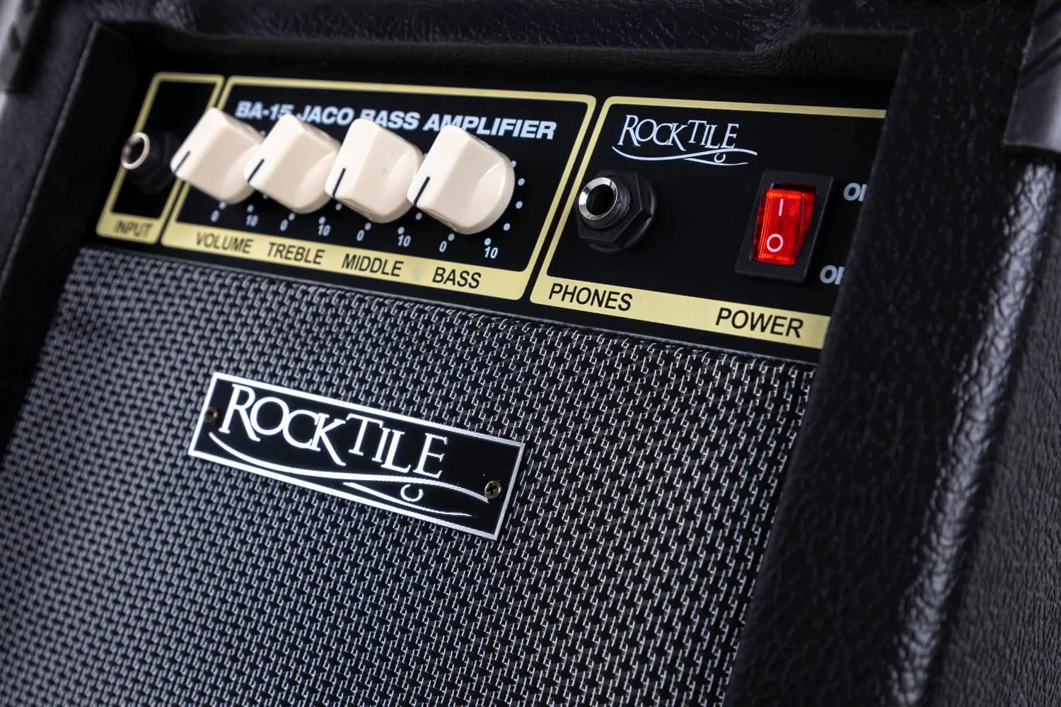 Rocktile BA-15 Jaco Basscombo Verstärker 15 Watt schwarz
