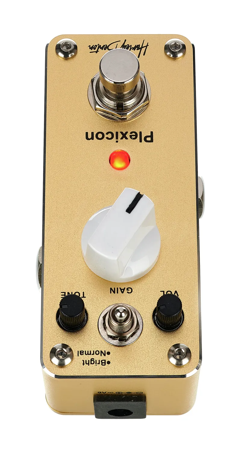Harley Benton MiniStomp Plexicon Effektpedal Overdrive