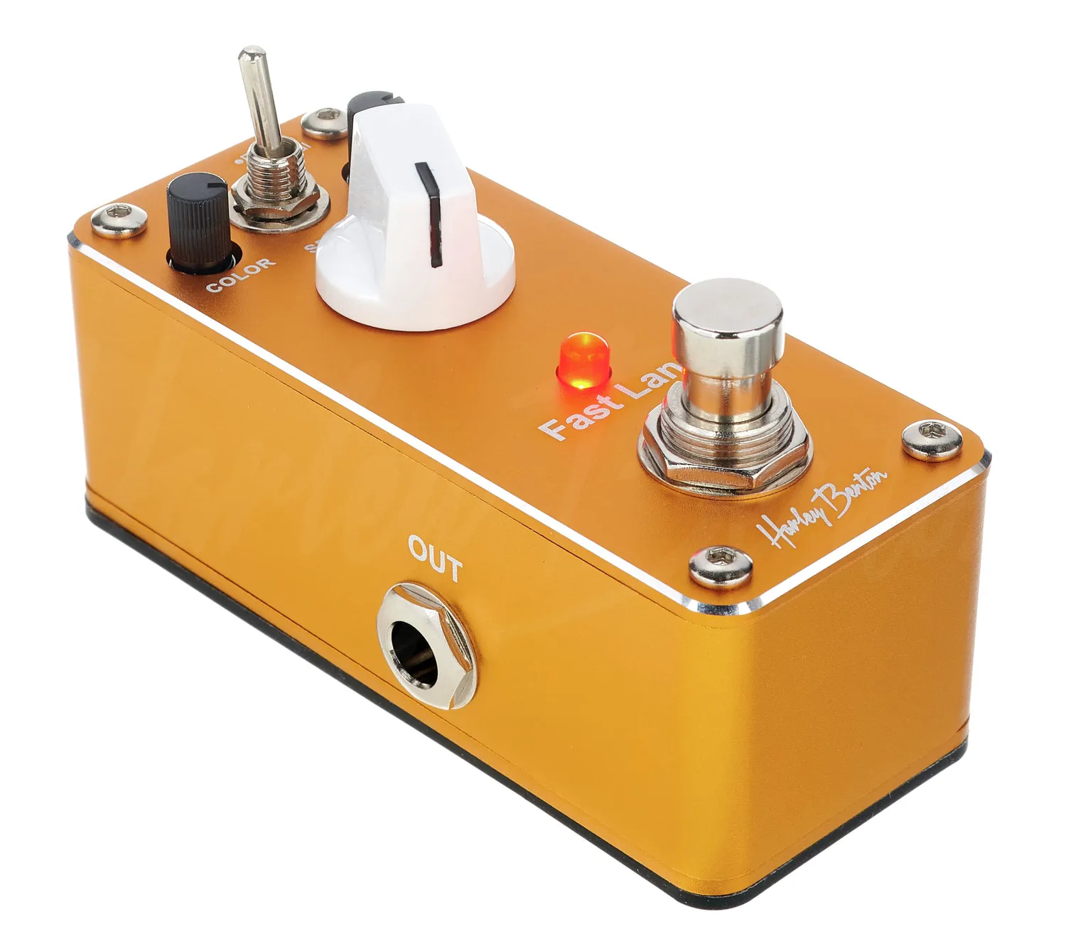 Harley Benton Standard MiniStomp Fast Lane Flanger-Pedal analog