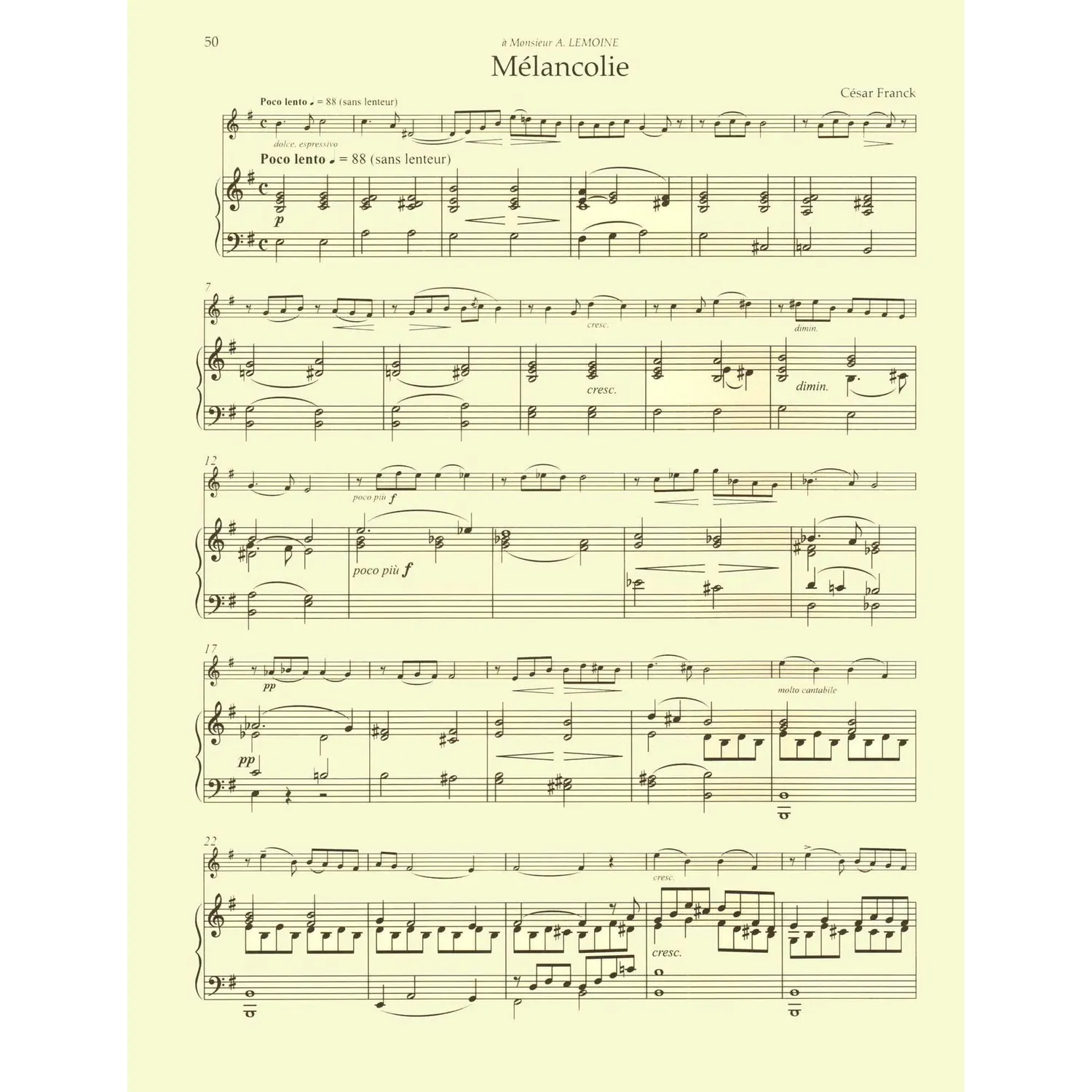 Shar Music Franck Sonate Violin Noten für Violine Klavier Urtext