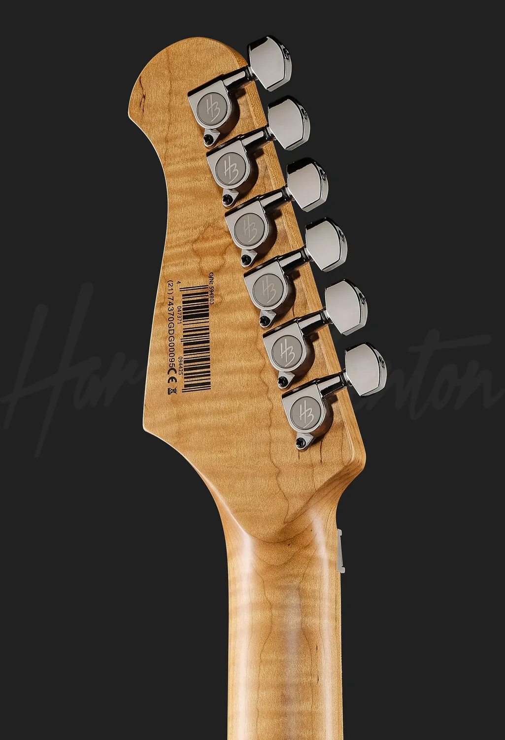 Harley Benton ST-80FR MN E-Gitarre Silver Sparkle
