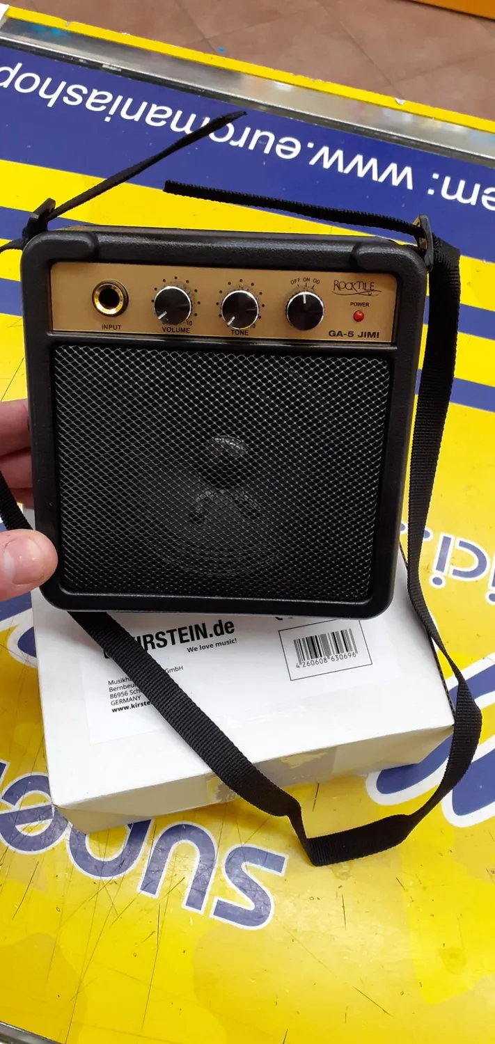 Rocktile GA-5 Jimi Gitarrenverstärker Schwarz 5 Watt