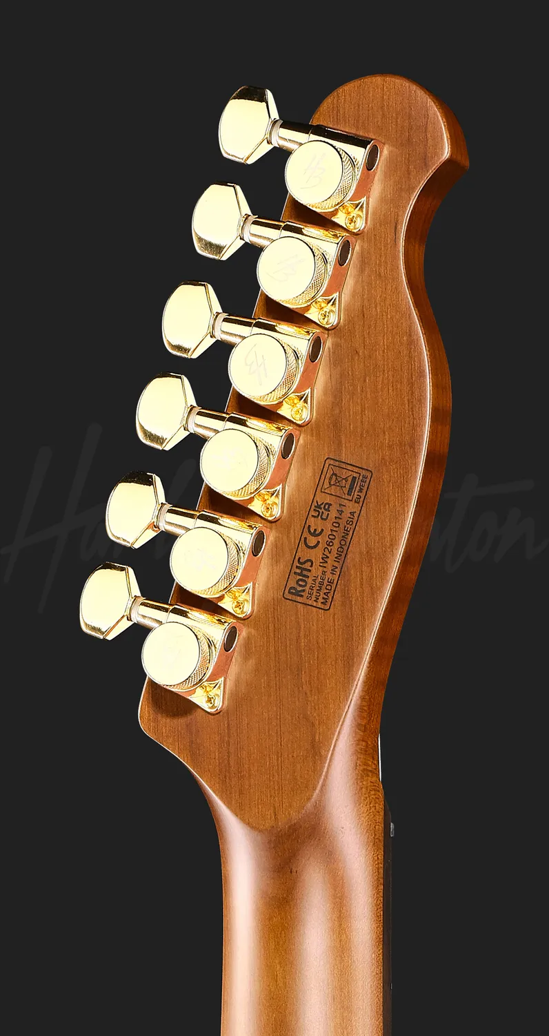 Harley Benton Progressive Fusion-T II Linkshänder E-Gitarre Burst