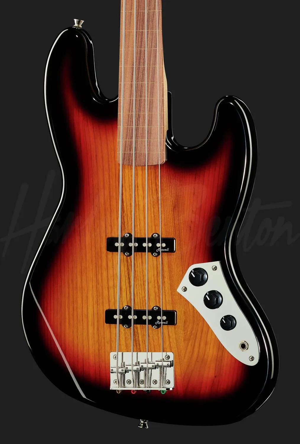 Harley Benton JB-40FL SB Fretless E-Bass Sunburst