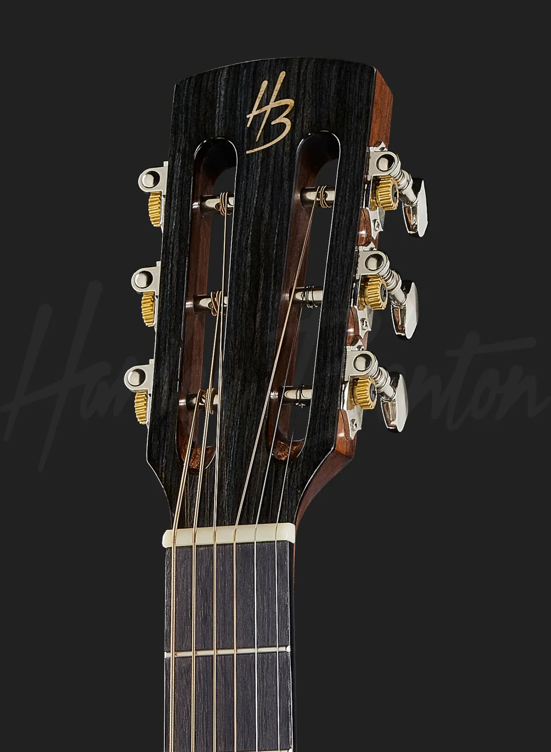 Harley Benton Custom CLP-12SM Westerngitarre Parlor Braun