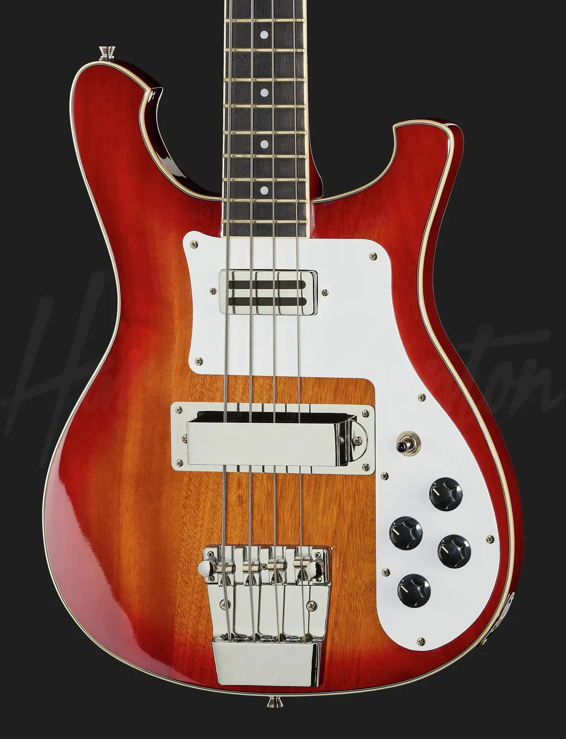 Harley Benton Tribute RB-414CS E-Bass Cherry Sunburst durchsetzungsstark
