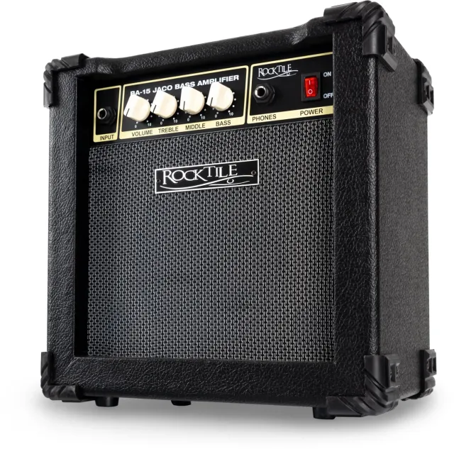 Rocktile BA-15 Jaco Basscombo Verstärker 15 Watt schwarz