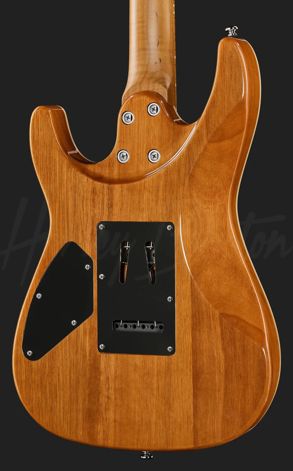 Harley Benton Fusion-IV HSS MN E-Gitarre Jade Metallic