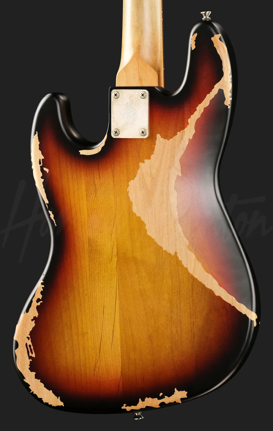 Harley Benton Vintage JB-62HA SB E-Bass Sunburst Relic
