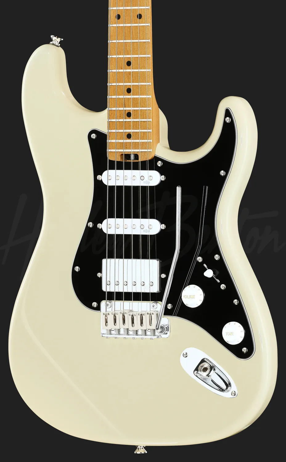 Harley Benton Rock ST-Modern E-Gitarre Olympic White HSS