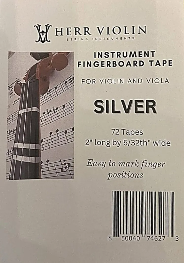Herr Griffband Silber Geige Griffbrett Marker 72 Stück