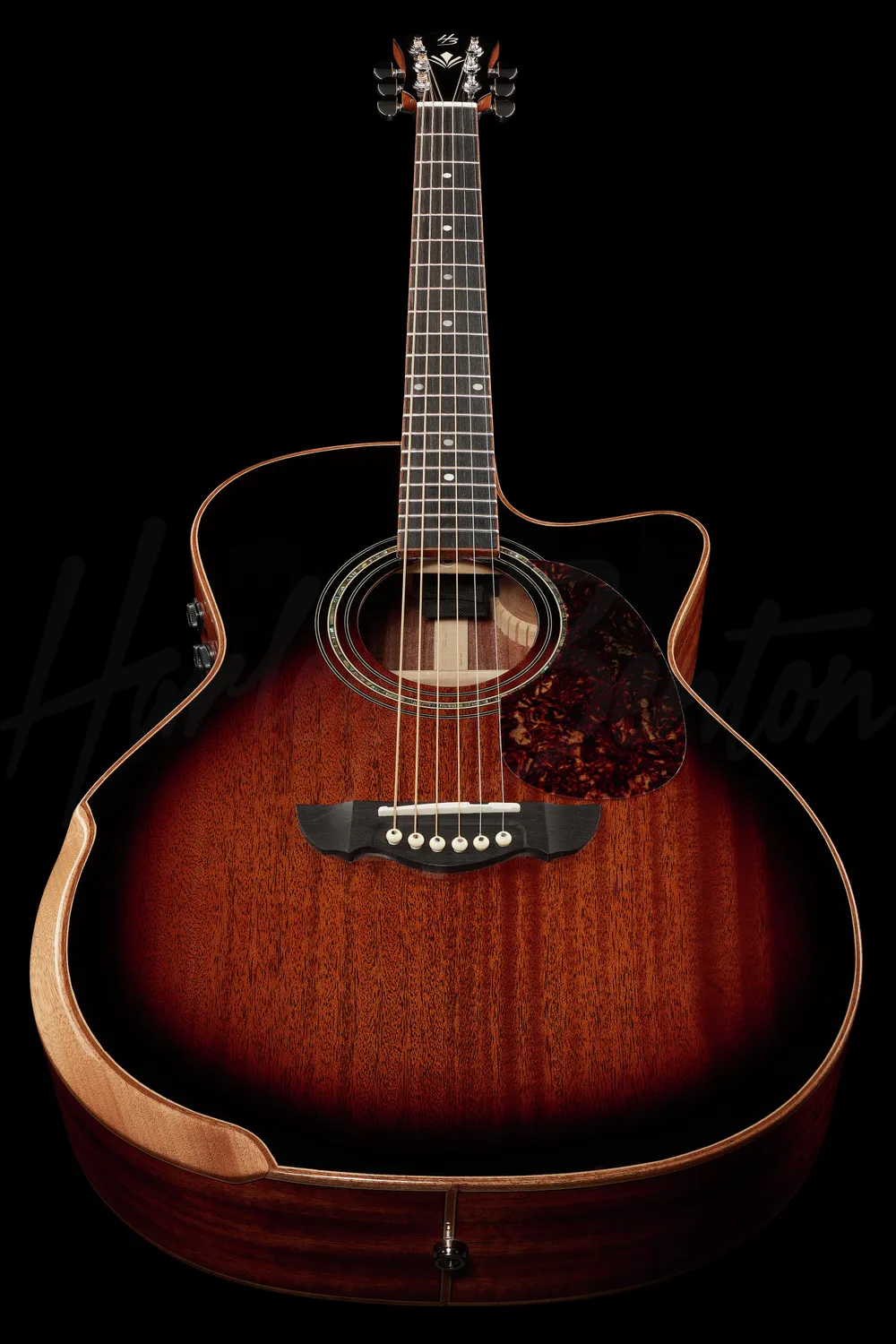Harley Benton Custom Line CLG-650SM-CE VS Westerngitarre massiv