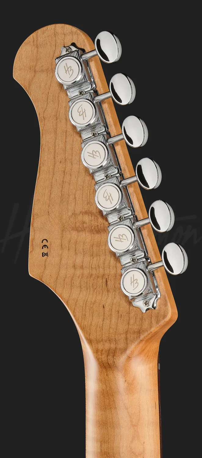 Harley Benton Deluxe ST-Modern Plus HSS E-Gitarre Silver Blast