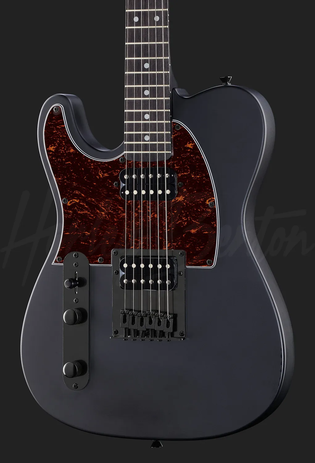 Harley Benton Student TE-20HH LH E-Gitarre Black Satin Humbucker