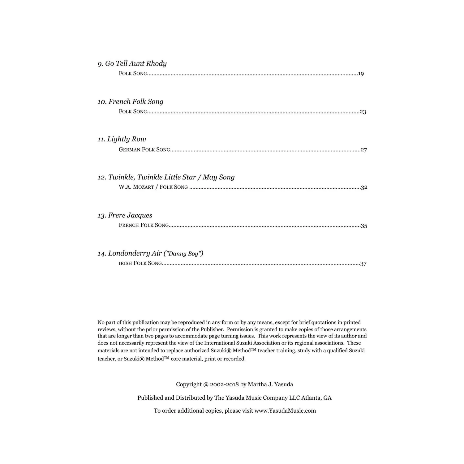 Shar Yasuda Violin Ensemble Noten Download mit Begleitung