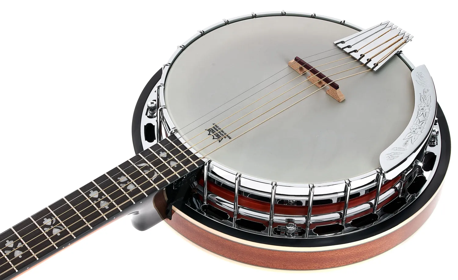 Harley Benton Bluegrass BJ-65Pro Gitarren-Banjo 6-saitig