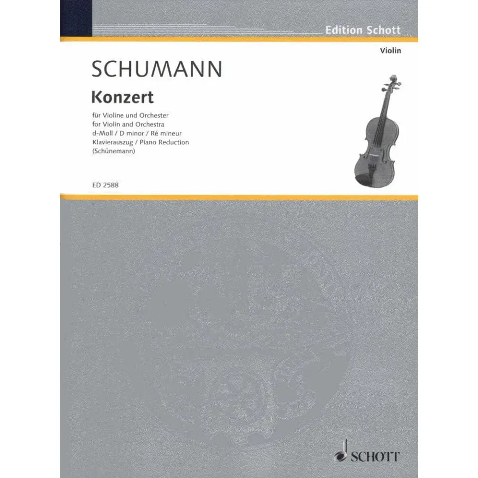 Schumann Violinkonzert d-Moll Violine-Klavier Noten Schott